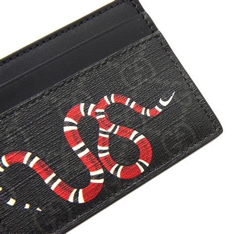 palace gucci card holder|gucci card holder with snake.